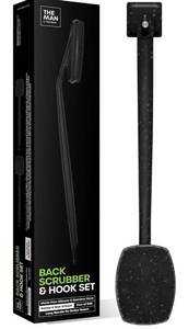 lot 8520 image: The Man Silicone Back Scrubber for Men - Back Washer for Men - Back Scrubber for Shower - Exfoliating Shower Brush - Back Brush with Longer Handle - Body Scrubber Brush - Shower Accessory (1Set)