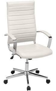 lot 8547 image: Amazon Basics Executive Modern Office High-Back Adjustable Rolling Computer Desk Chair with Armrests, Retails-$150