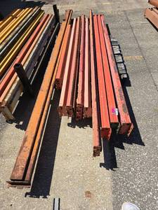 lot 31863 image: 7.8ft 8.9ft 11ft Assorted Pallet Racking W Rack