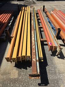 lot 31864 image: 7ft 8.9ft 11ft Assorted Pallet Racking W Rack