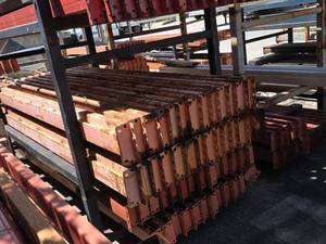 lot 31873 image: 9ft Pallet Racking Beams Tear- Drop W Rack Approx - 48