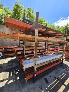 lot 31875 image: 8ft 10ft 12ft Assorted Pallet Racking W Rack