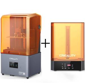 lot 10932 image: Retails $445 Creality Halot-Mage 8K Resin 3D Printer and Creality Wash and Cure Station UW 02