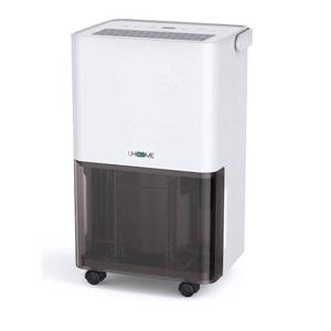 lot 420067 image: $$ Uhome 30 Pint Dehumidifier - for Basement with Activated Carbon Filter, Humidity Sensor, Auto Shut Off, Continuous Drainage Hose - Ideal Dehumidifiers for Home, 1500 Sq Ft Dehumidifiers