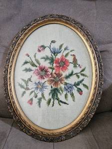 lot 4371 image: Framed Embroidery