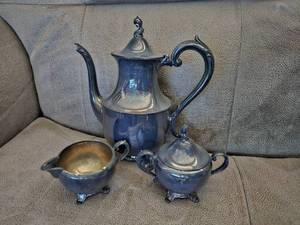 lot 4395 image: Silver Tea Serving Set