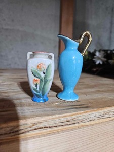 lot 4300 image: Antique Pitcher & Vase Miniature