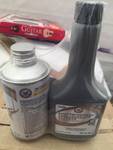 Six two-part fuel cleaner kit comes with fuel...
