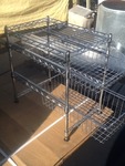 Nice small wire storage unit with two drawers slide out