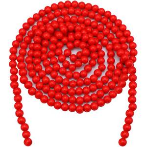 lot 66680 image: 100 Feet Christmas Wooden Bead Garland