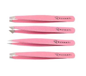 lot 66698 image: Ruvanti Tweezers 4 Pieces Set for MenWomen