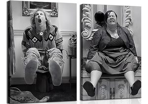 lot 66730 image: Funny Bathroom Wall Art Set of 2 -&nbsp