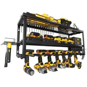 lot 66735 image: Power Tool Organizer, Storage Rack for Garage Organization,&nbsp