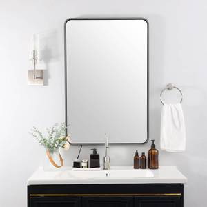 lot 66741 image: 24x32 INCH Grey Bathroom Mirror