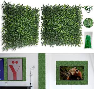 lot 66773 image: &nbspGrass Wall Panel,10x 10(12Pcs)