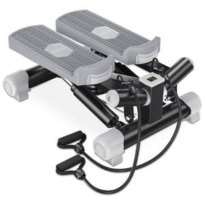 lot 66785 image: &nbspTwist Motion Mini Steppers for Exercise at Home, Portable Stair Steppers with Ultra Quiet Design, Resistance Bands &amp Mat - Hydraulic Fitness Stair Climber, 350lbs Weight Capacity