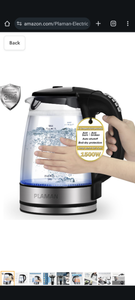 lot 66787 image: &nbspElectric Kettle Temperature Control - Keep Warm Hot Water Boiler, Double Wall Tea kettle&nbsp