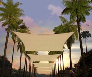 lot 66793 image: &nbsp8 x 16 Beige Rectangle Sun Shade Sail&nbsp