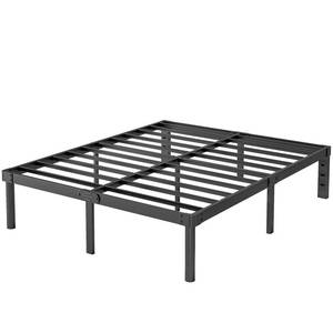 lot 66804 image: Queen Bed Frame 14 Inch Metal Heavy Duty Platform No Box Spring Needed&nbsp