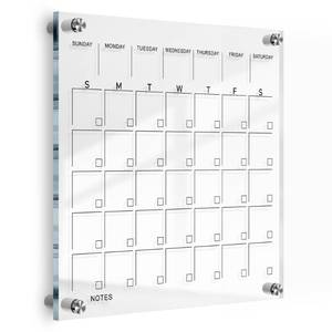 lot 66810 image: Classic Acrylic Calendar for Wall  Oversize 24 X 18 &nbsp