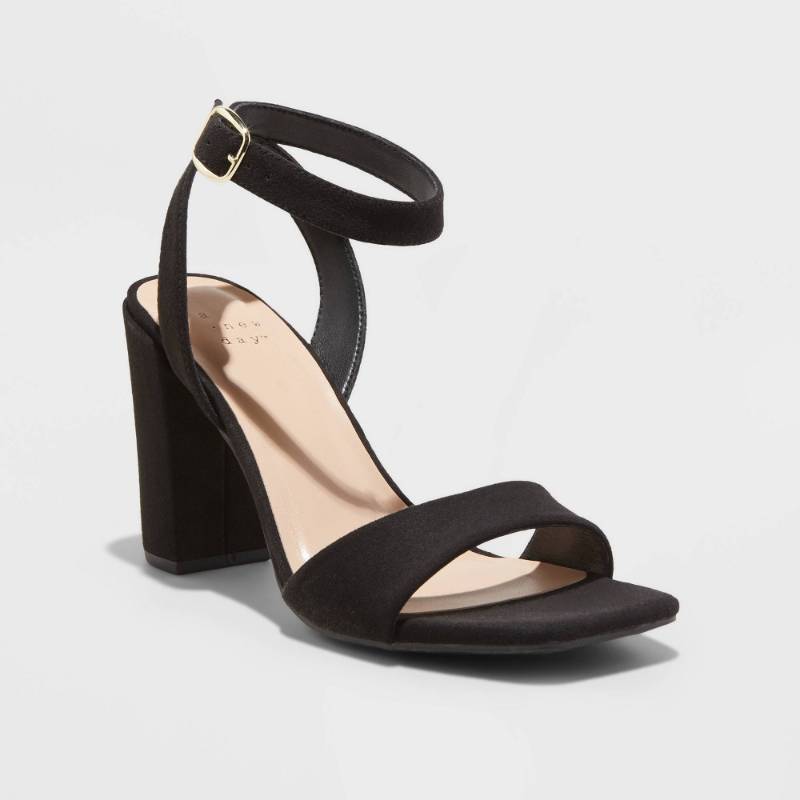 lot 29193 image: Womens Sal Heels - Dress up or Down Shoes A New Day Matte (Black) Womens Size 8