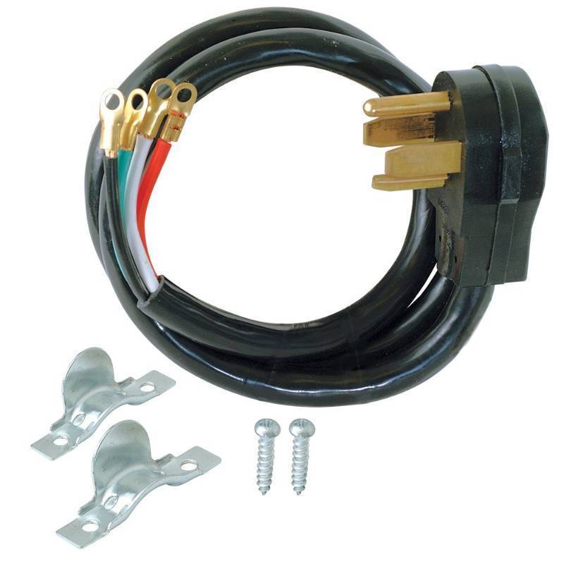 lot 25993 image: Everbilt 6 ft. 10 4-Wire Electric Dryer Plug (2 Pack) (Retail $30.00)