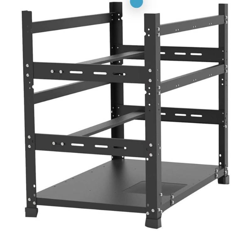 lot 25997 image: Mining Rig Frame for 12GPU 3 Layers,Steel Open Air Miner Mining Frame Rig Case,Support to Dual Power Supply for Crypto Coin Currency Bitcoin ETH ETC ZEC Mining Tools-Frame Only (Retail $29.99)