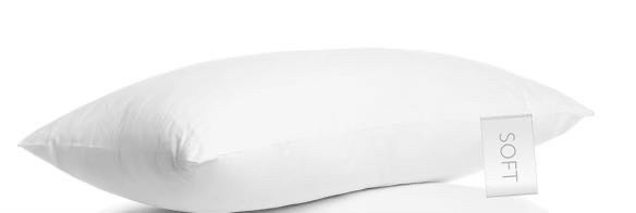 lot 31406 image: Digital Decor (1 Ct) 100% Cotton Hotel Down-Alternative Made in USA Pillow - Three Comfort Levels (Silver, Standard)