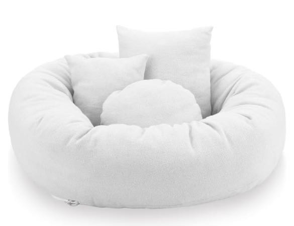lot 31435 image: 7 Pcs Newborn Photo Prop Baby Photography Pillows Infant Posing Props for Baby 0-3 Month, (White)