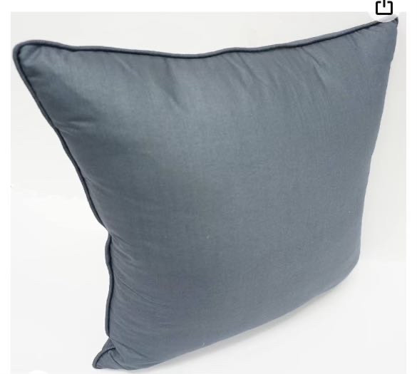 lot 31443 image: Premium Silk Throw Pillow 20 x 24 Gray