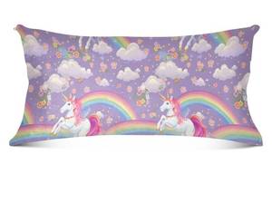 lot 40039 image: Unicorn Rainbow Cloud Body Pillow with Zipper Case , King Size(20x40 inches)