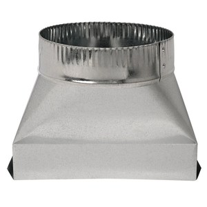 lot 40047 image: Deflecto Dgt37 Galvanized Round Transition (7 inch) DGT37 (set of 3) (Retail $58.80)