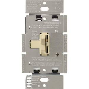 lot 40057 image: Lutron Ay-10P-Iv Ariadni 1000-Watt Single-Pole Dimmer Ivory (Set of 2 Ivory) (Set of 2 White) And One Motion Light Switch