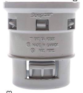 lot 40058 image: Ipex-Kwikon 089148 KTS20 Non-Metallic ENT Snap-In Connector, 1-Inch, (30-Pack) ( Retail $90.00)