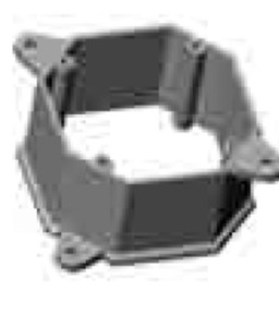 lot 40062 image: Octangular Box Extension Rings 2 inch (Set of 7)