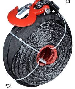 lot 40063 image: Winch Rope 12 inch Synthetic Rope