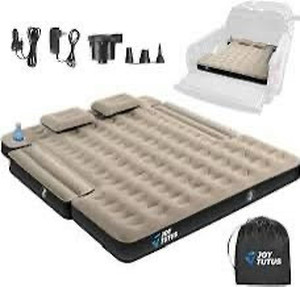 lot 2982027 image: Truck Bed Air Mattress Fit 5.5 - 5.8 Full Size Short Truck Beds Inflatable Mattress with Pump & Removable Side Mattress for Outdoor, Camping