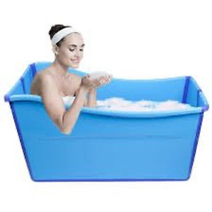 lot 2982042 image: Portable Bathtub for Adults, 38Inch Foldable Bathtub Bathroom SPA Tub Cold Plunge Tub Collapsible Bathtub for Hot Ice Water
