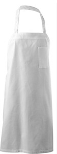 lot 2982146 image: Butcher Apron with Knife Pocket on Left Chest White