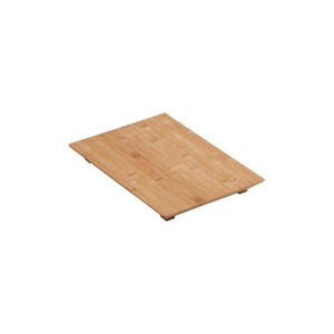 lot 2982285 image: Kohler K-3140-NA Poise Hardwood Cutting Board for & Kitchen & Bar Sinks - Retail $146