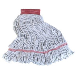 lot 2982239 image: Carlisle 4-Ply Large Cotton Blend Looped-End Mop