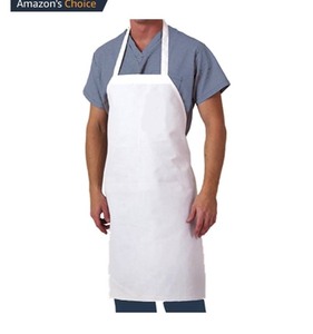 lot 2982244 image: Butcher Apron with Knife Pocket - White