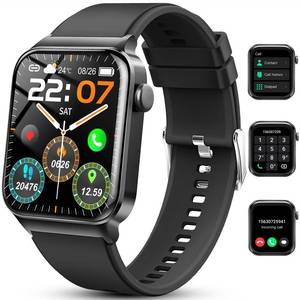 lot 4027 image: Smart Watch for Men Women(AnswerMake Call), 1.85 Smartwatch 113 Sports Modes Fitness Tracker with Heart Rate Sleep Blood Oxygen Monitor Pedometer, IP68 Waterproof Fitness Watch for Android iOS2024