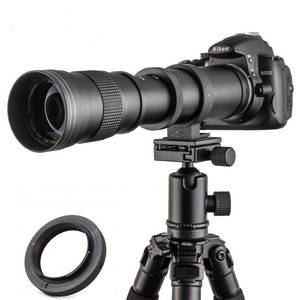 lot 4046 image: JINTU 420-800mm f8.3 Telephoto Lens Zoom with Manual Focus for Nikon DSLR Cameras D5600 D5100 D5200 D5300 D5500 D5400 D7200 D7100 D7500 D3100 D3200 D3400 D90 D80 D750 D850 D600