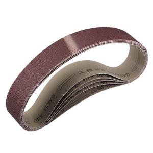 lot 4055 image: uxcell 2 x 27 Inch Sanding Belt 40 Grit Sand Belts for Belt Sander 5pcs