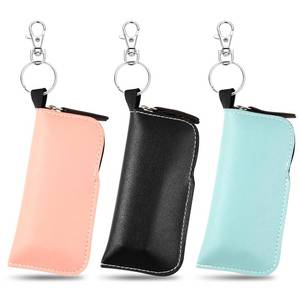 lot 4079 image: Chapstick Holder Lip Balm Sleeves Pouch Portable Lipstick Holder Bags Lip Gloss Holder Lipstick Bag With Hook Gift for Women
