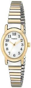 lot 4087 image: Timex Womens T2M570 Cavatina Two-Tone Stainless Steel Expansion Band Watch
