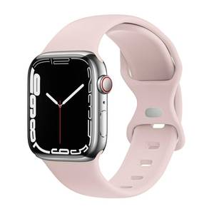 lot 4107 image: AIRPROCE Compatible with Apple Watch Bands 38mm 40mm 41mm 42mm 44mm 45mm 49mm, Soft Silicone Sport Wristbands Replacement Strap for iWatch Ultra 2 Ultra SE Series 9 8 7 6 5 4 3 2 1 for Women Men