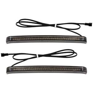 lot 4131 image: HDBUBALUS Smoke Saddlebag Tail Light LED Running Brake Sequential Turn Signal Lamp Fit for Harley Touring Street Gilde Road Gilde Road King Electra Glide Ultra Limited 2014-2023