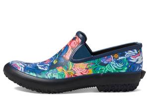 lot 4132 image: BOGS Womens Patch Slip-on Garden Clog, Rose Multi, 7
